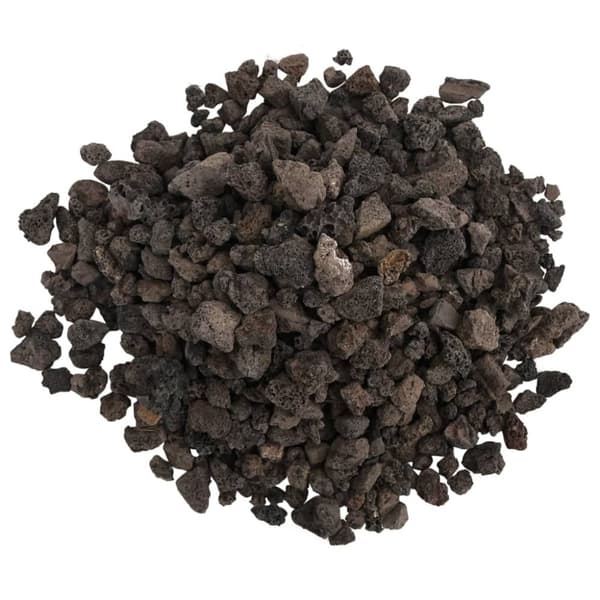 vidaXL vulkanske sten 10 kg 1-2 cm sort