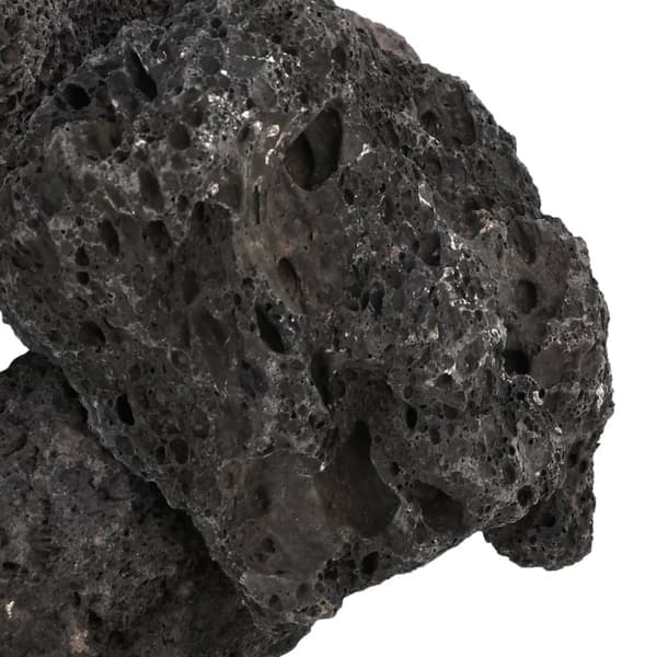 vidaXL vulkanske sten 10 kg 10-30 cm sort