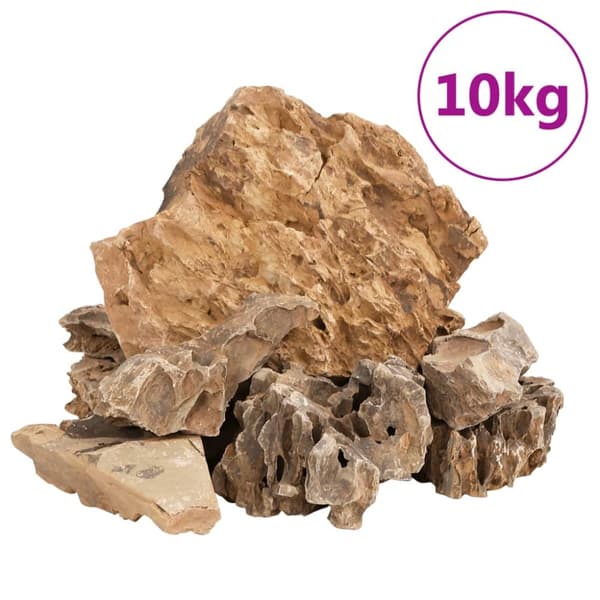 dragesten 10 kg 5-30 cm brun