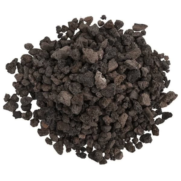 vulkanske sten 10 kg 1-2 cm sort