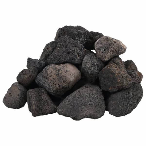 vulkanske sten 10 kg 5-8 cm sort