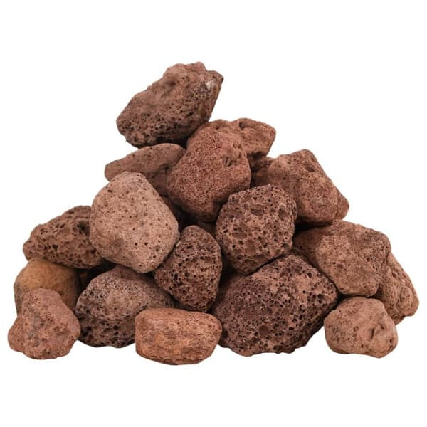 vulkanske sten 10 kg 3-5 cm rød