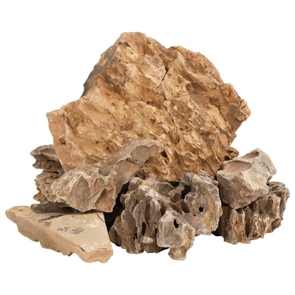 dragesten 25 kg 5-30 cm brun
