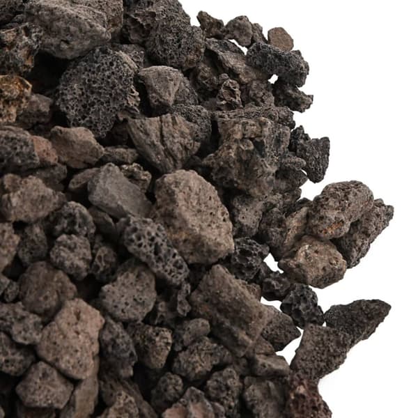 The Living Store vulkanske sten 10 kg 1-2 cm sort -  Pynt til akvarier
