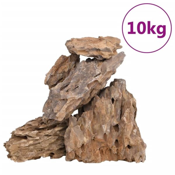 The Living Store Drakstenar 10 kg blandade färger 10-30 cm - Akvarieprydnader