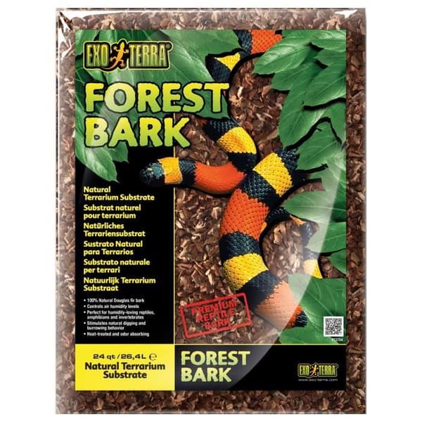 EXO TERRA Naturlig granbark 27,26 L - För reptiler