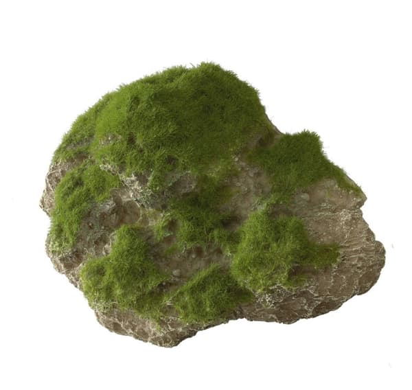 Akvarie dekoration, mossten med sugekop 16x11x11cm