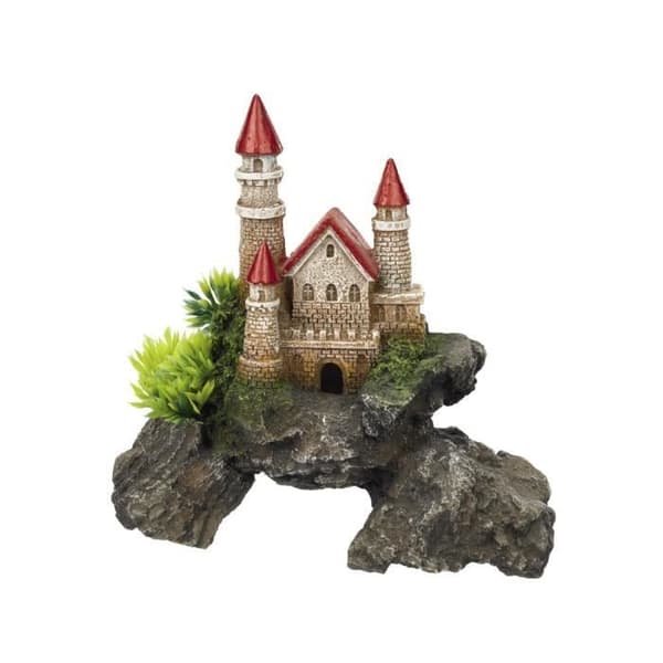 Nobby Pet Castle Aquarium Dekoration med växter