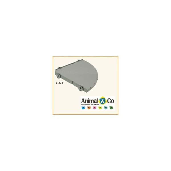 Plastikvåning för fret - L373 - Tillbehör för fret - Dimensioner L 38 x b 38 x H 3 cm - Vit
