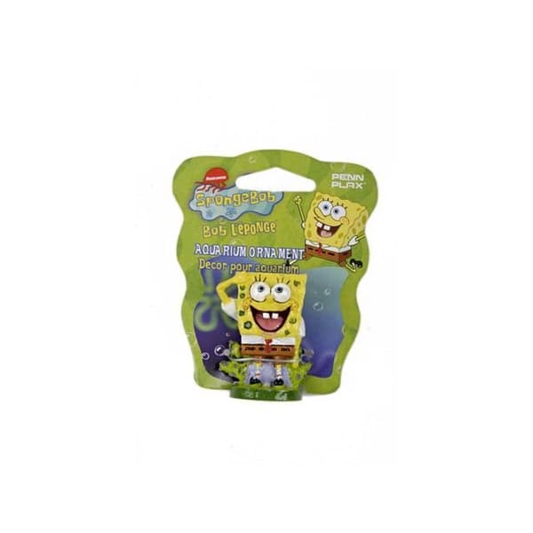 Figur föreställande i resin för akvarium - Spongebob - L 3.5 x B 3 x H 5 cm - Humor - Dekorativ