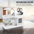 Miniatyrbild 2 av 4: TD® Mini Uppladdningsbar Aquarium Fish Tank USB Vit LED-klocka Funktion Perpetual Calendar