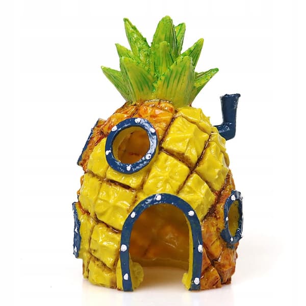 AKVARIEDEKORATION Ananas 12cm L för akvarium