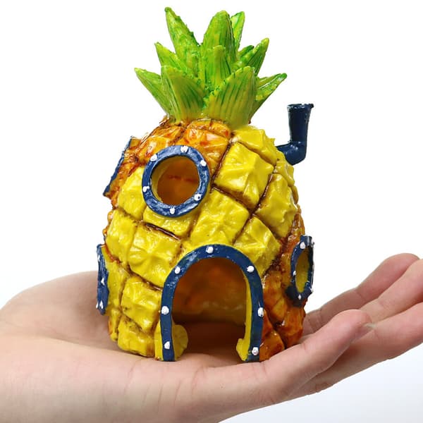AKVARIEDEKORATION Ananas 12cm L för akvarium
