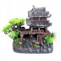 Miniatyrbillede 1 af 11: DEKORATION AKVARIUM Dekoration SMUK japansk hus XL 15cm