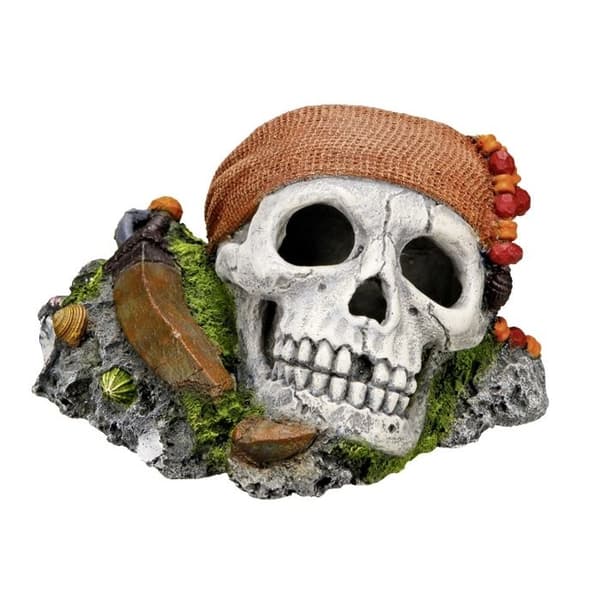 NOBBY Aqua Deco Pirate Skull 145 x 125 x 85 mm för akvarium
