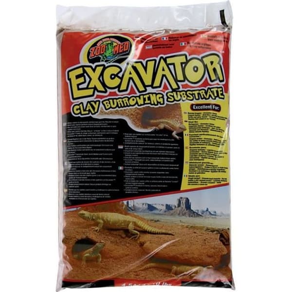 Substrat - Zoo Med - Excavator XR10 - 4.5 kg - Naturlig produkt - Brun