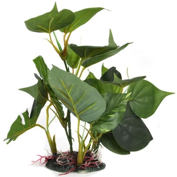 Konstgjord akvarieväxt - DIGIFLEX - 30 cm - Realistiskt utseende - Gröna löv - Slitstark plast