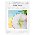 Miniatyrbild 2 av 4: Green Aloe Vera broderi kit - Franska Kits - Aloe vera blad i volym - Nybörjare