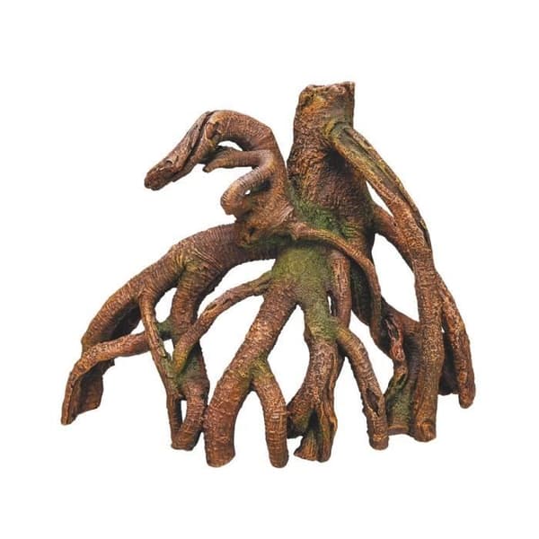 Akvariumdekoration - NOBBY - Aqua Deco Mangrove 280 x 130 x 225 mm - Brun - Polyresin