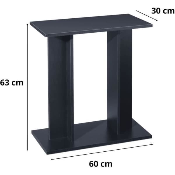 60 cm musta akvaariokaappi - Ciano Black