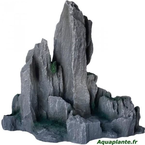 Akvariumdekorationer - Hobby - Gullin Rock 2 - Grå - 25X10X22cm - För fisk