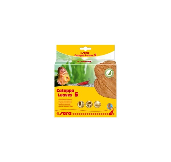 Catappa blad S 10-15cm 10tk, Sera