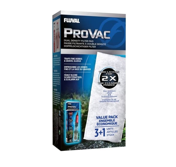 Akvariefilter Fluval Pro Vac+ filterpude (4 stk)
