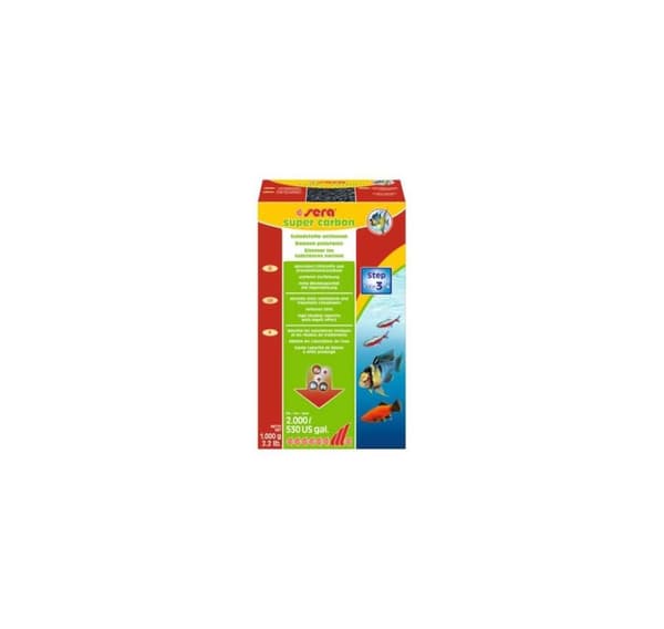 Filtermedie Sera super carbon 1.000 g