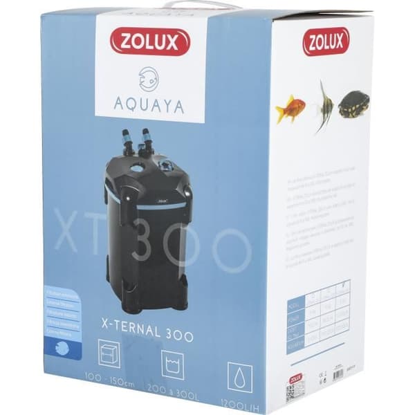 Eksternt filter - Zolux - Xternal 300 - Til akvarier fra 200 til 300 L - Flowhastighed på 1200 L/t - 13,2 W