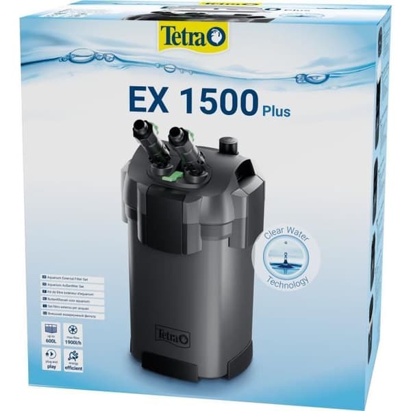 Eksternt filter - TETRA - EX 1500 plus - Til akvarier fra 300 til 600 L