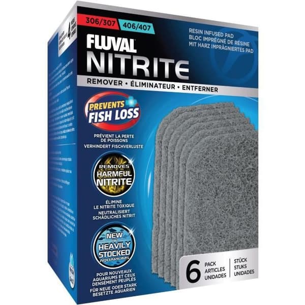 Fluval Nitratfilter - 307/407 - 6 st - Blå - För kallvattenfiskar