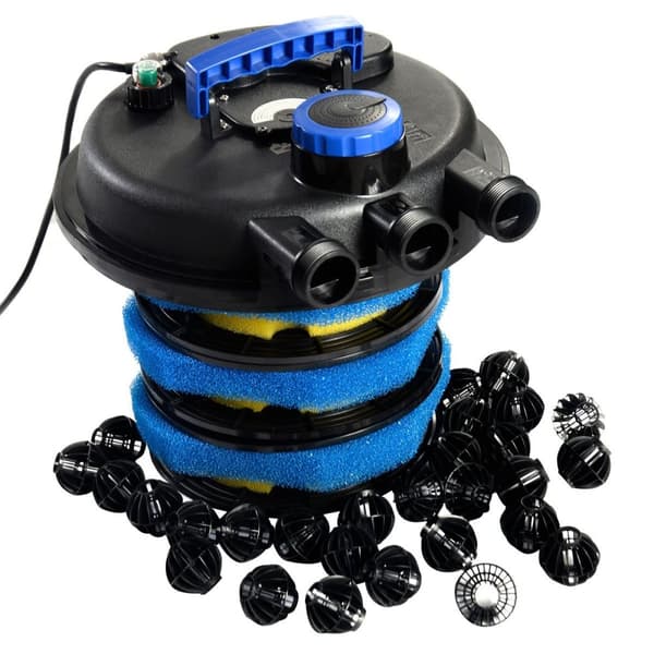 11 W UVC 10000 l/h trykfilter trykdam filter damfilter velegnet til damme op til 15.000 liter