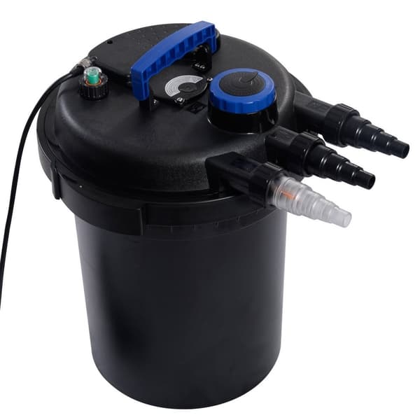 11 W UVC 10000 l/h tryckfilter tryckdammfilter dammfilter lämpligt för dammar upp till 15 000 liter