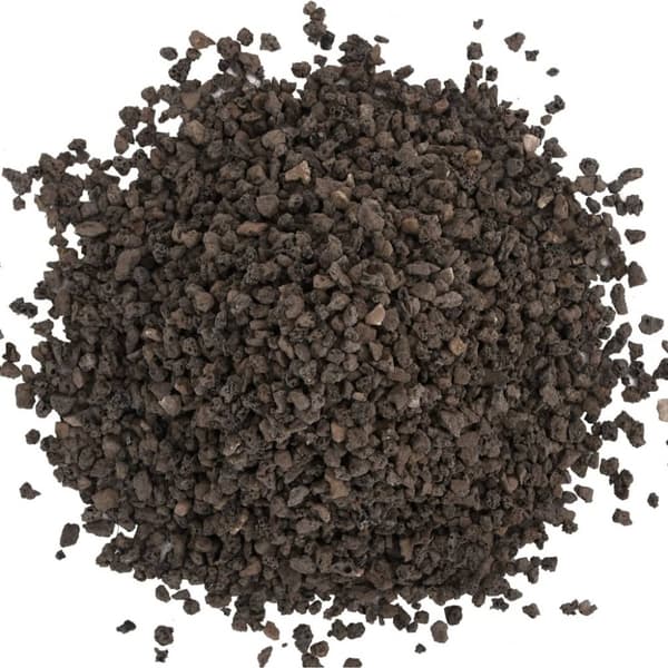vidaXL Basaltgrus 25 kg svart 5-8 mm