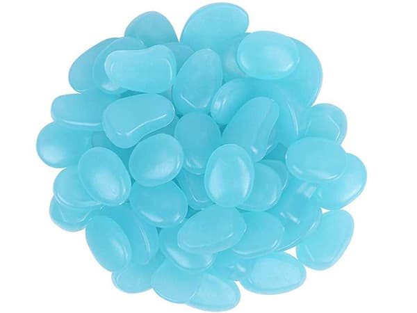 100 Pak Selvlysende Steiner - Glow in the Dark Dekorasjon