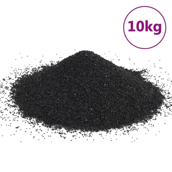 Akvariesand 10 kg svart 0,2-2 mm