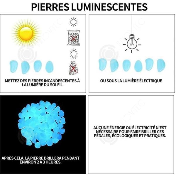 INN självlysande stenar 400 st självlysande sten utomhus konstgjorda småsten Fluorescerande dekoration för trädgårdsvägar Aquarium White
