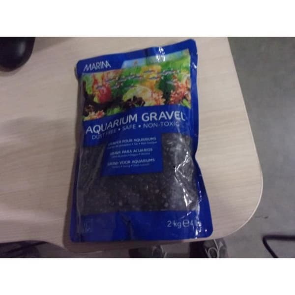 MARINA Deco grussvart - 2 kg - För akvarium