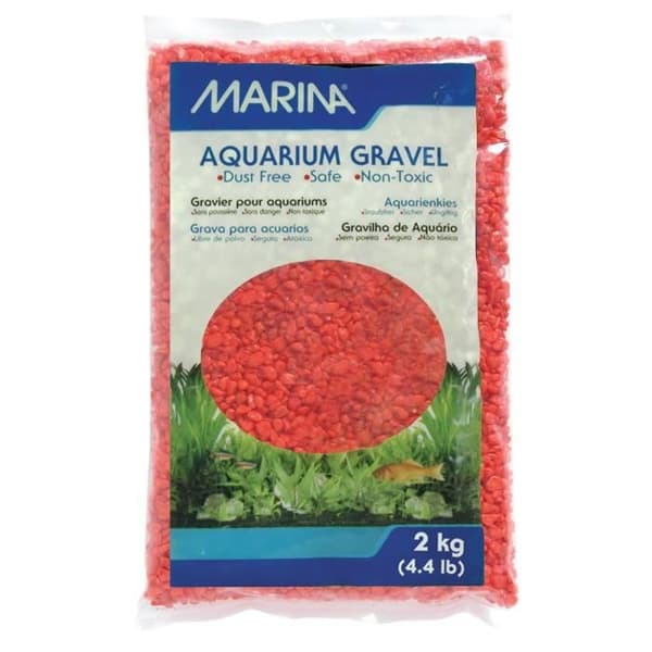 MARINA Deco orange grus - 2 kg - För akvarier