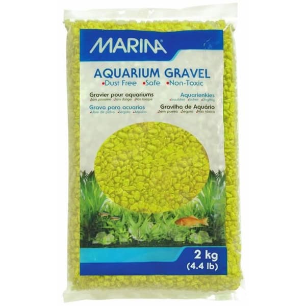MARINA Deco kalkgrön grus - 2 kg - För akvarier