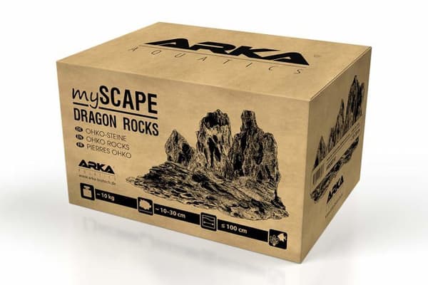 Arka aquatics - MSRD10 - myScape-Rocks Dragon Natursten för sötvattensakvarium och terrarium Storlek L 100 cm