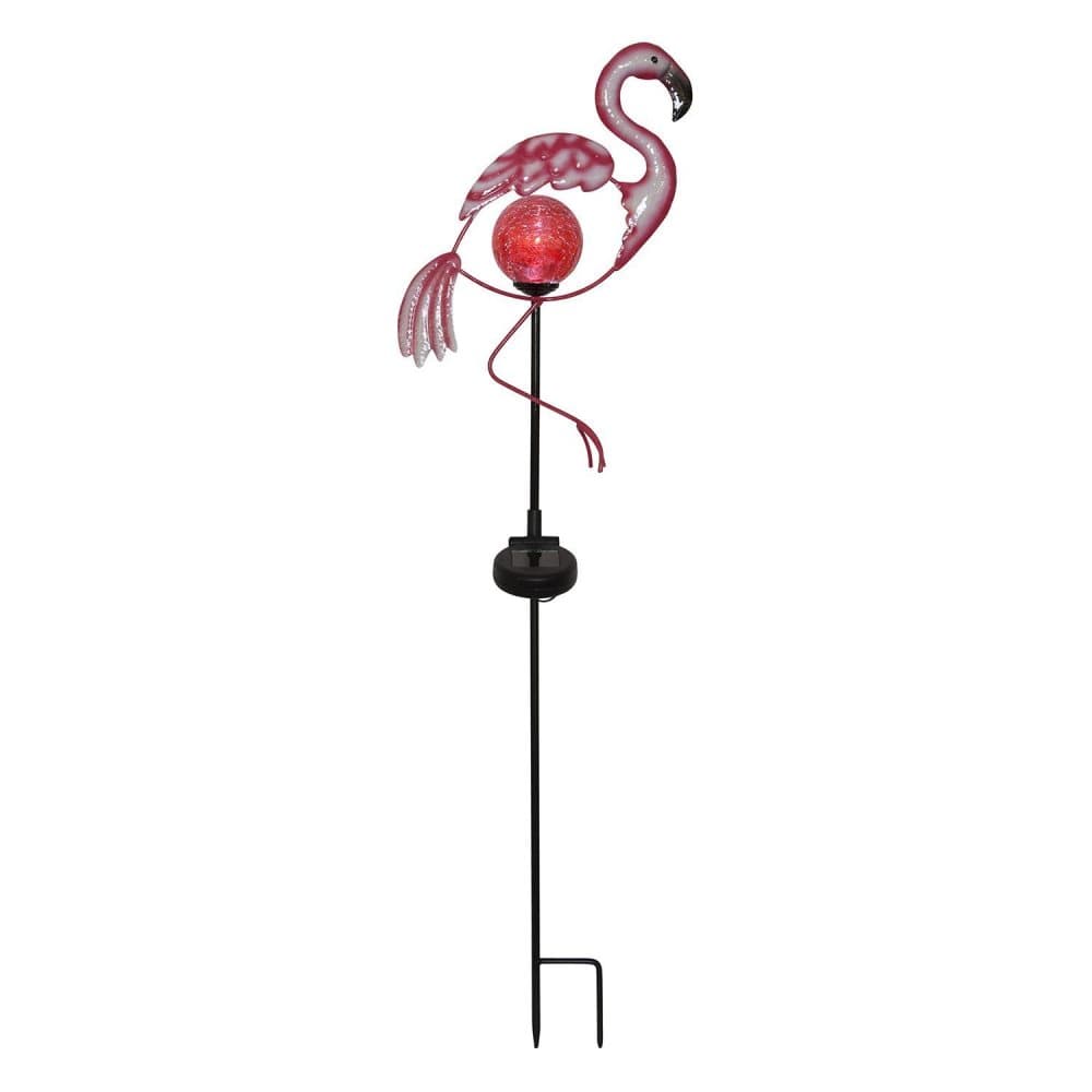 Solcellsdekoration Flamingo 80cm