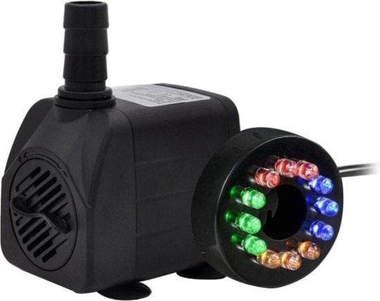 Akvariepump med ljus | Pump | Akvarielampa | För i vattnet | LED