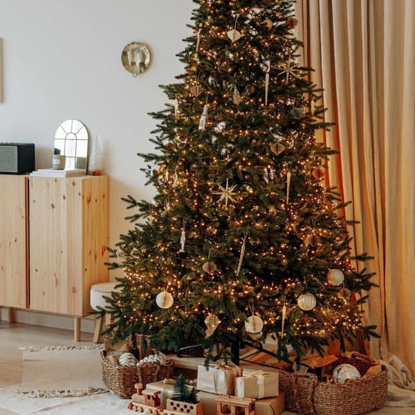700 LED Cluster Light Chain Julebelysning Warm White indendørs/udendørs 14 m