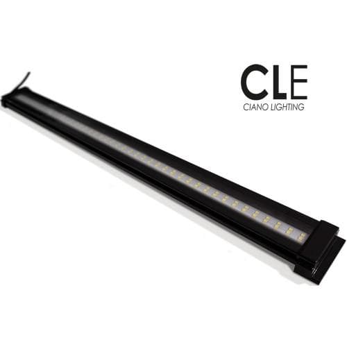 LED CLE80 + Luckor + Trafo Svart Ciano 80cm