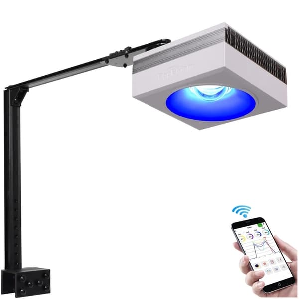 LED-akvaariolamppu, WiFi-yhteys, älykäs sovelluksen hallinta, 1 lamppu ripustussarjalla