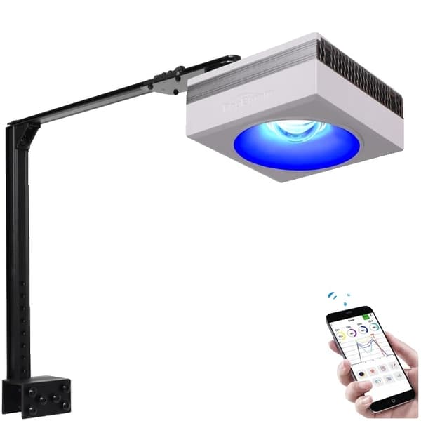 LED-akvaariolamppu, WiFi-yhteys, älykäs sovelluksen hallinta, 1 lamppu ripustussarjalla