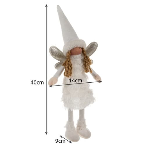 Fairy - vit julfigur Ruhhy 22342