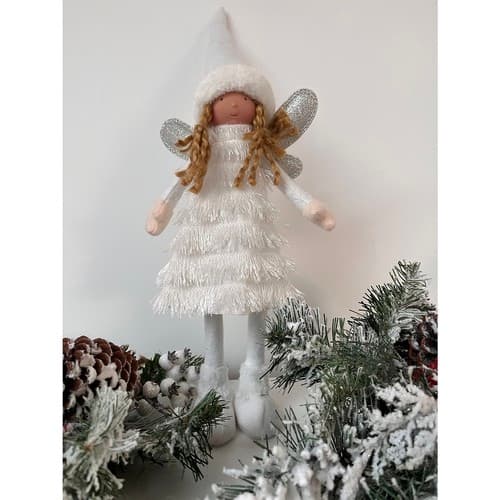 Fairy - vit julfigur Ruhhy 22342