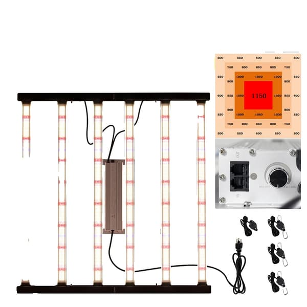 Full Spectrum LED Vækstlys, 240W/480W/720W Muligheder, Høj Effektivitet med 2,7 μmol/J,720W